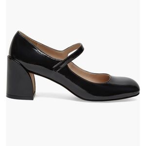 Silent D Black Patent Maryjanes